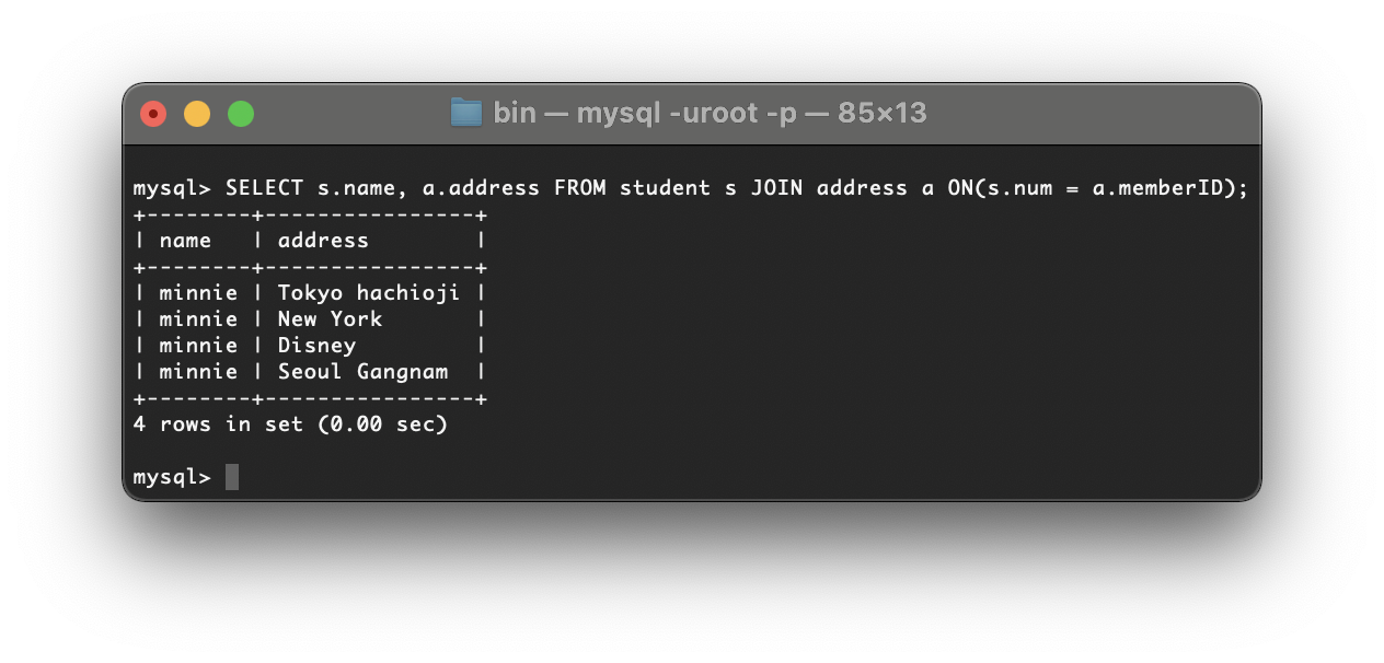 MySQL JOIN