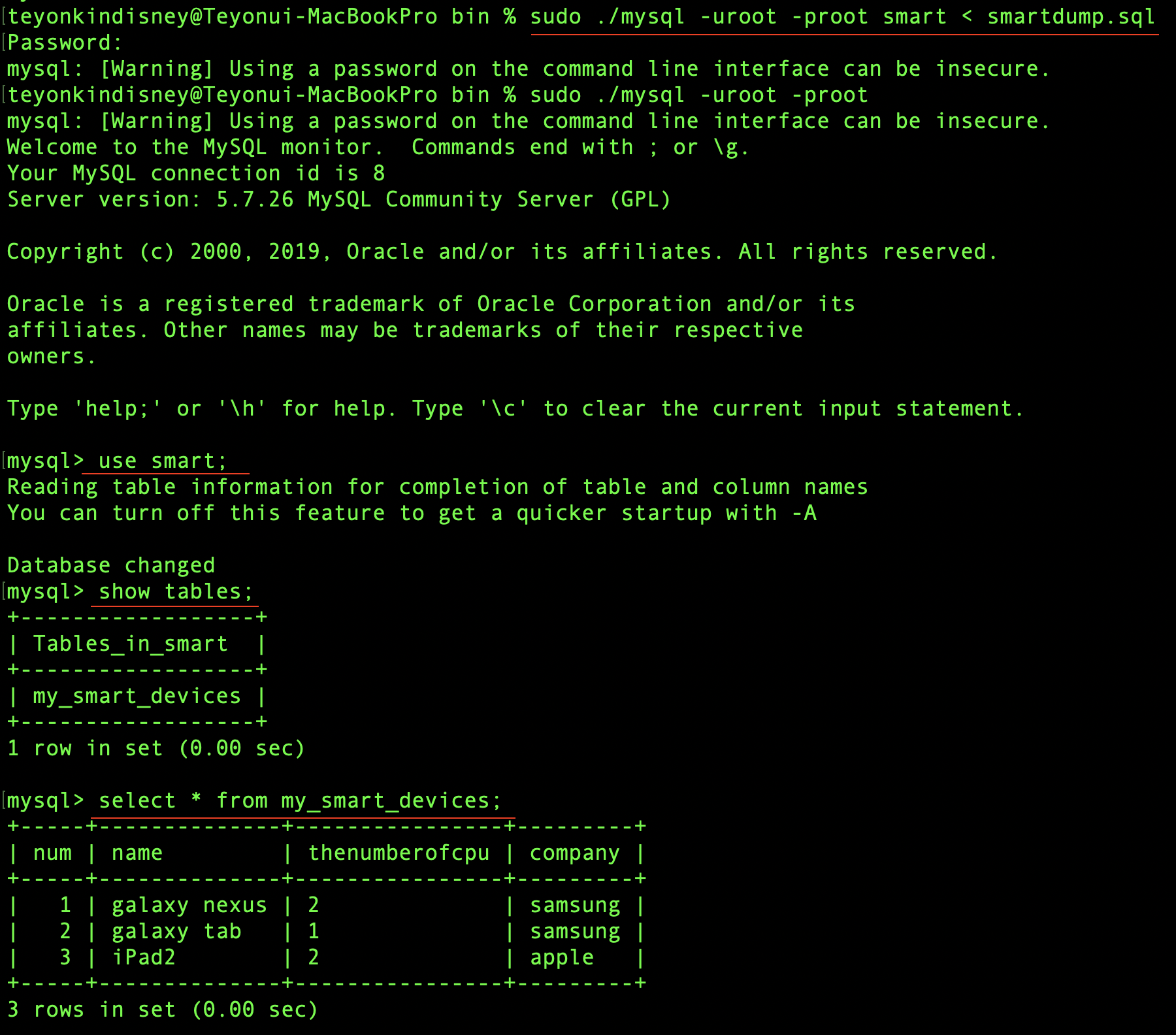 mysql backup