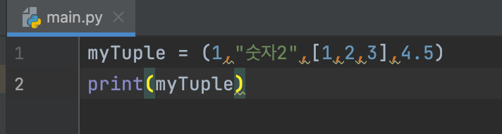 data type tuple