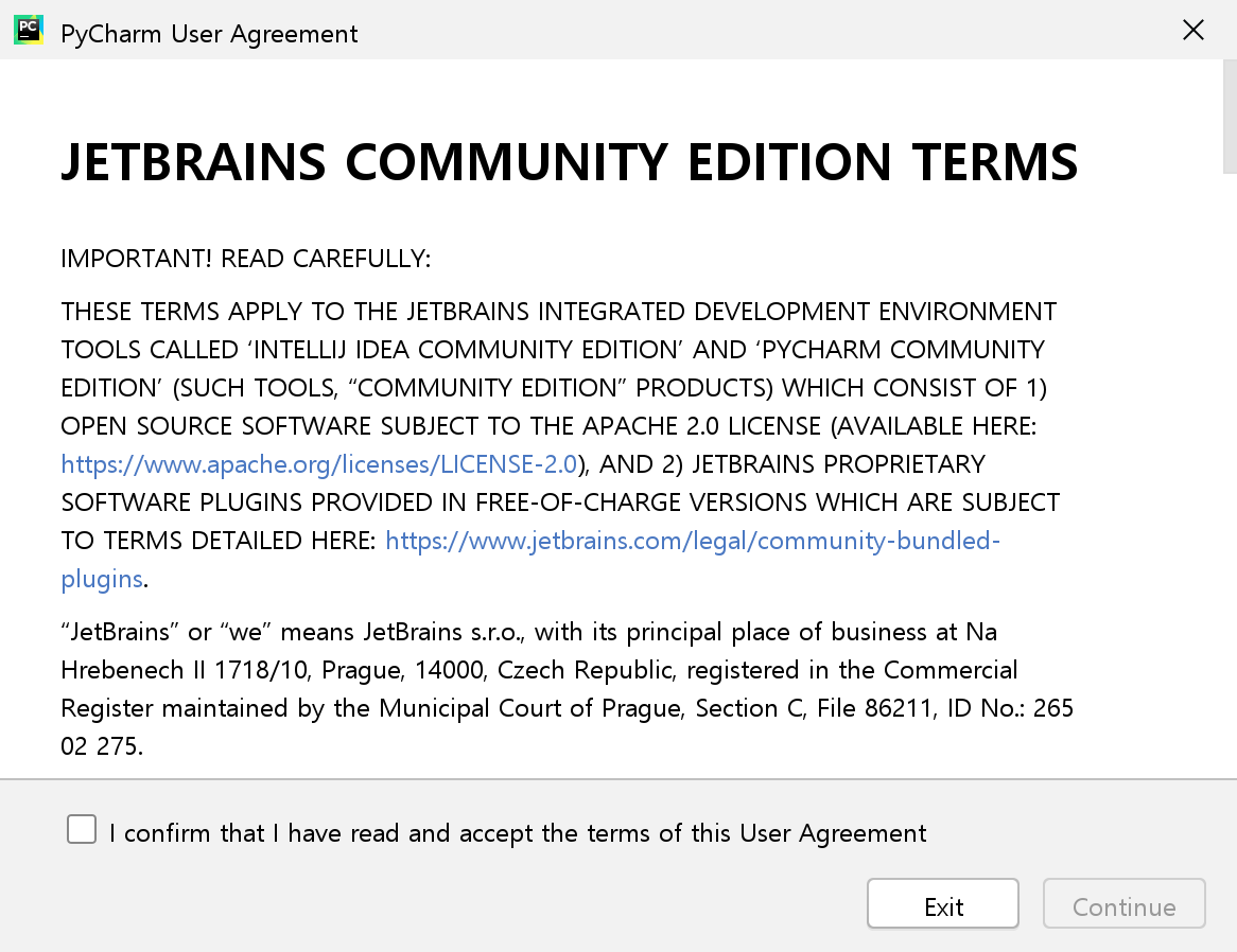 installing macos python editor pycharm