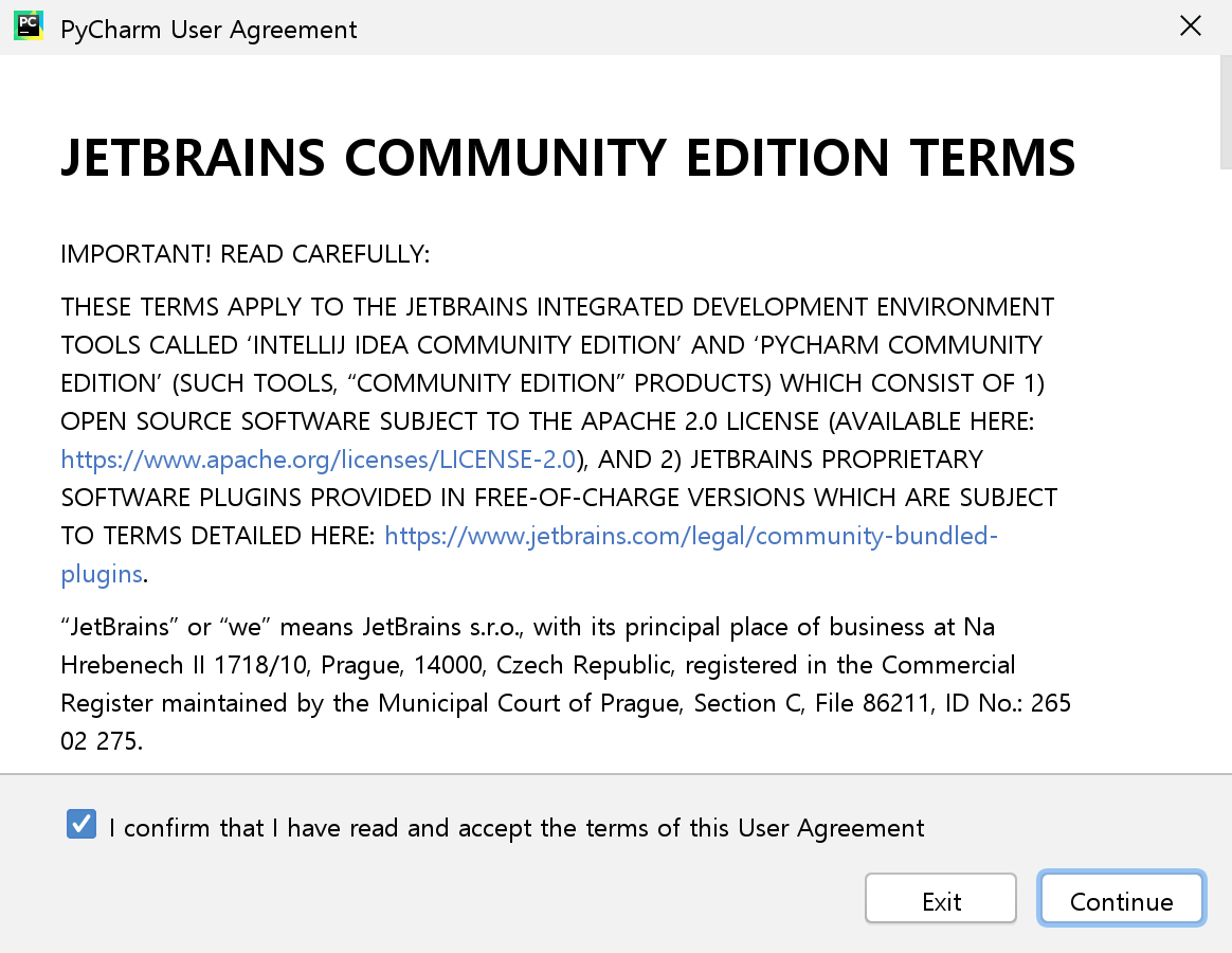 installing macos python editor pycharm