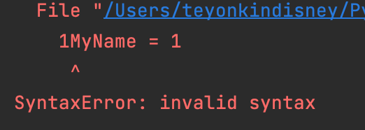 Python variable