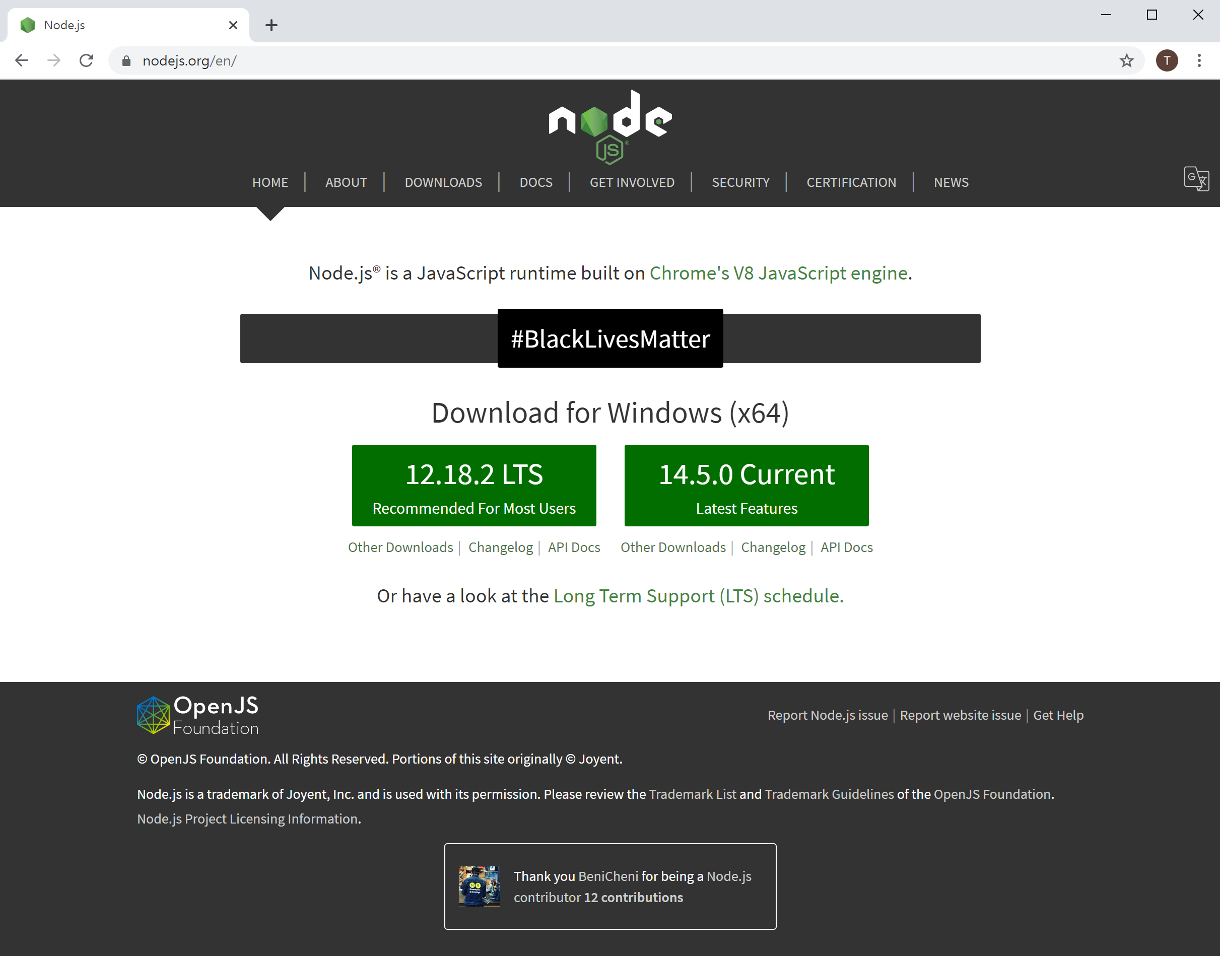 windows developemnt evironmentnode website