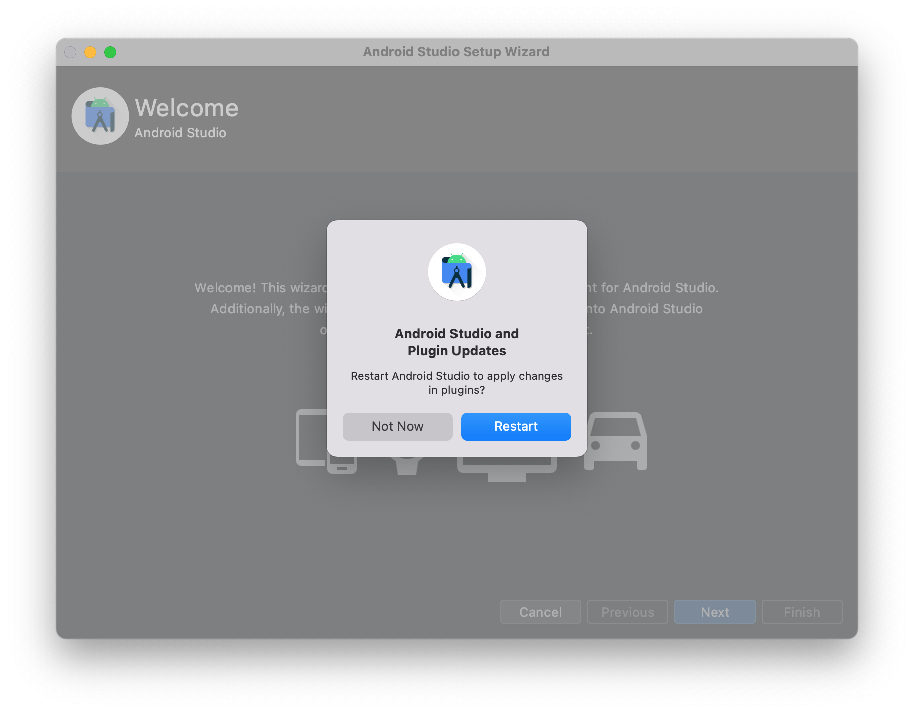 MacOS install android studio